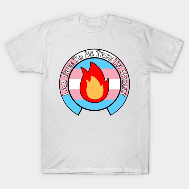 NMCIT - Fire Symbol Outlined T-Shirt by talenlee